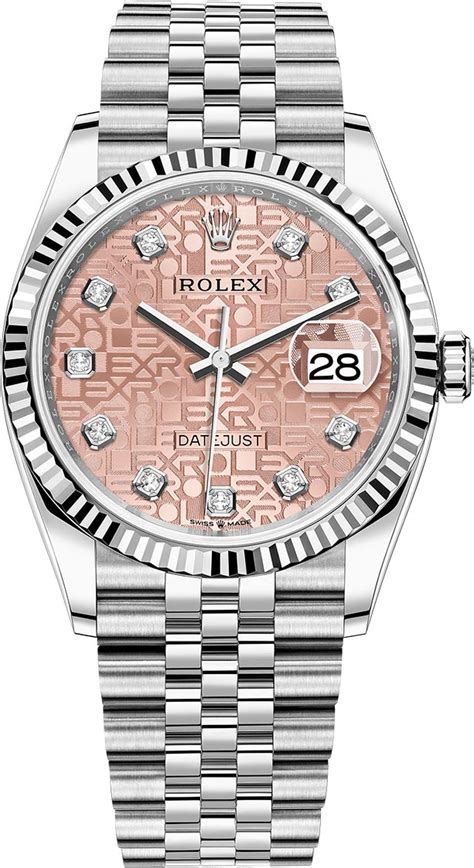 rolex datejust pink price